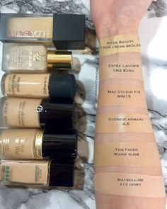 Huda Foundation, Huda Beauty Foundation, Maquillage Kylie Jenner, Balayage Brown, Honey Balayage, Foundation Swatches, Foundation For Dry Skin, Foundation For Oily Skin, Blonde Aesthetic