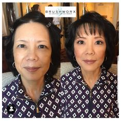 Mother Of The Bride Makeup Asian, Asian Mom Hair Wedding, Wedding Makeup For Monolids, Mother Makeup, Natural Makeup For Asian Women, Bridemaids Makeup Asian, Asian Mother Of Bride Makeup, Mother Of The Bride Makeup Over 50 Brown Eyes, Asian Monolid Wedding Makeup