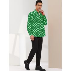 The polka-dot shirt is a weekend wardrobe essential. This shirt has a curved hem, both practical and versatile. With a cotton construction and fitted tailoring, this all-over dots print button-down features a spread collar. Layer this shirt over a basic tee for a nod to laid-back summer style. Style with jeans and sneakers to build up a casual, smart look. Polka Dot Shirt With Button Closure For Work, Polka Dot Long Sleeve Shirt For Workwear, Long Sleeves Dress, Dot Shirt, Performance Dresses, Polka Dot Shirt, Sleeve Packaging, Sleeves Dress, Slim Fit Dresses