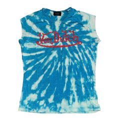 This Shirt Was Tie Dyed By Me - Never Worn, Pre Washed Size S Ptp: 14.5 In Length: About 20 In Reasonable Offers Accepted Casual Hand Dyed Blue Top, Casual Bleached Blue Top, Casual Blue Bleached Top, Summer Bleached Blue Tops, Dutch Blue, Von Dutch, Y2k Clothes, Tie Dye Shirt, Dye Shirt