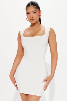 Available In White. Double Lined Micro Mini Dress Square Neckline Sleeveless Bow Tie Back Stretch Length = 30" Self: 96% Polyester 4% Spandex Imported | Bow Baby Double Lined Micro Mini Dress in White size XS by Fashion Nova Low Rise Jeans Outfit, Prom Dress Inspo, Glamour Dress, Dress Inspo, Micro Mini, Jeans Outfit, Hot Outfits, Baby Bows, Matching Dresses