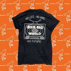 Are you a fan of sick and sad things? Well, have we got the t-shirt for you! Our Sick Sad World tee is perfect for those who love dark humor and Daria references.  Made from the softest cotton known to humanity (probably), this shirt will keep you comfortable and stylish as you navigate the depressing and absurd landscape of modern life.   So why not add a little bit of bleakness to your wardrobe? Trust us, it's better to laugh at the world than to cry about it. And with this shirt, you'll be doing just that. Plus, it's a great conversation starter for when you want to commiserate with other like-minded souls.  Order yours now and join the ranks of those who embrace the sick, sad world we live in. Pop Culture Fashion, Mtv Shows, 90s Cartoon, Great Conversation Starters, Modern Life, Nickelodeon, Mtv, Pop Culture, Favorite Outfit