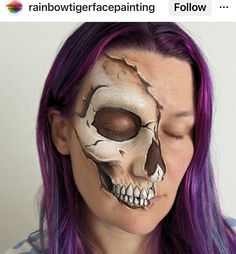 Skeleton Face, Creepy Halloween Makeup, Horror Makeup, Zombie Makeup, Face Painting Halloween, Skull Makeup, Face Painting Designs, Halloween Costumes Makeup, Kids Makeup