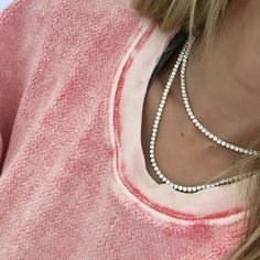 Crystal Tennis Necklace – Alexa Leigh