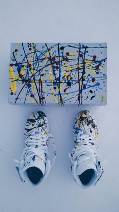 Funky Drip Shoes, Af1 White, White Af1, Shoe Template, Shoe Painting, Af1 Custom, Streetwear Male, Sneaker Lovers, Custom Air Force 1