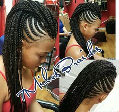 Braided Mohawk Black Hair, Mohawk Braid Styles, Braided Mohawk Hairstyles, Mohawk Styles, Pretty Braids, Hair Braider, Mohawk Braid, Mohawk Hairstyles, Twist Braid Hairstyles