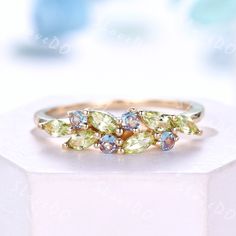 an image of a ring with stones on it