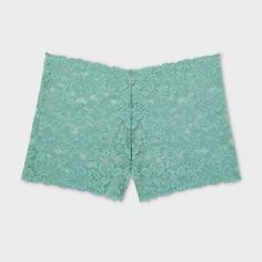 These Allover Lace Boy Shorts from Auden™ bring the perfect blend of classic design and cool comfort to your intimates drawer. These mid-rise boy shorts are crafted soft, stretchy fabric with cotton lining and a cotton gusset to offer a comfortable, flexible fit, and the slight sheerness provides full coverage for confident wear. Designed in a solid hue, they feature allover floral lace detailing for a touch of elegant style. Auden™: Comfort true to every shape & hue. Lace Thong, Sheer Fabrics, Boy Shorts, Stretchy Fabric, Elegant Style, Lace Detail, Floral Lace, Fabric Care, Classic Design