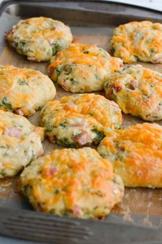 some food that is sitting on a baking sheet in the oven and ready to be baked