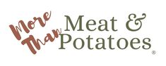 the logo for meat and potatoes