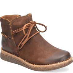 Calyn | Born Shoes Tall Duck Boots, Ginger Brown, Leather Socks, Born Shoes, High Quality Shoes, Perforated Leather, Duck Boots, Boot Socks, Distressed Leather