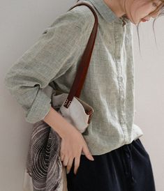 Women Casual Blouse Linen Shirts Loose Blouse Plus Size Women Tops Casual Linen Blouse With Pockets, Casual Linen Spring Blouse, Spring Relaxed Fit Ramie Shirt, Spring Relax Fit Ramie Shirt, Casual Long Sleeve Flax Blouse, Long Sleeve Ramie Blouse For Summer, Summer Long Sleeve Ramie Blouse, Casual Beige Ramie Tops, Casual Long Sleeve Ramie Blouse