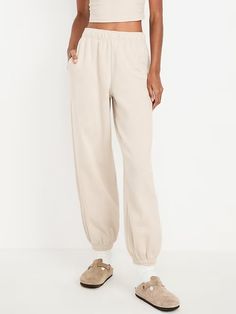 Mid-Rise SoComfy Sweatpants | Old Navy Lululemon Outfit Sweatpants, Old Navy Sweatpants, Beige Sweats Outfit, Beige Sweatpants Outfits, Old Navy Clothes, Tan Sweatpants, Brandy Sweatpants, Cream Sweatpants, Best Sweatpants