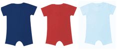 These rompers have an embroidered monogram These run true to size! Casual Fitted Bubble Romper With Short Sleeves, Red Short Sleeve Cotton Bodysuit, Red Cotton Short Sleeve Bodysuit, Casual Fitted Short Sleeve Bubble Romper, Fitted Short Sleeve Casual Bubble Romper, Solid Color Short Sleeve Onesie For Playwear, Short Sleeve Cotton Bubble Romper, Casual Bubble Romper With Short Sleeves, Casual Blue Short Sleeve Bubble Romper