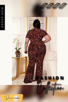 Plus Size Print Short Sleeve Crop Top Flared Pants Suit Casual Red Wide Leg Sets, Fitted Red Pant Set For Spring, Red Fitted Wide Leg Set, Red Chic V-neck Sets, Red V-neck Chic Sets, Casual Red High Waist Jumpsuits And Rompers, Fitted Red Bottoms Matching Set, Fitted Red Matching Set Bottoms, Red Fitted Matching Set Bottoms