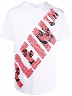 Graffiti Prints, Philipp Plein, T Shirt Vest, White Cotton, Neck T Shirt, Fashion Branding, Graffiti, Round Neck, Short Sleeves