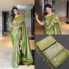 Kerala Olive Full Banarasi Weave Kubera Pattu Saree , Silk saree   - 6.25 Mtr  Package Details :1 Saree  You  can order Set Saree with stitched blouse or with blouse material only If stitched blouse need, we will provide you a measurement chart at the time of placing the order. As per the measurement given by the customer we will stich the blouse with separate lining material. Tailoring will take minimum 10 days additional for dispatch. It is the most preferred outfit for celebrations and auspicious days. Will always remain untouched in the fashion world. Saree with matching Blouse Piece. Worn on festive occasions , Party, Marriage Occasions. Please provide your telephone number during check out for easy shipment MORE FROM OUR STORE ➤ Women Clothing https://www.etsy.com/shop/FortuneTrade?r Pista Green Pre-draped Saree With Zari Weaving For Wedding, Pista Green Saree For Puja And Diwali, Pista Green Handloom Saree For Wedding, Pista Green Pre-draped Saree For Puja And Diwali, Pista Green Pre-draped Saree For Diwali Puja, Diwali Pista Green Saree For Puja, Green Paithani Silk Pre-draped Saree For Wedding, Pista Green Katan Silk Saree With Unstitched Blouse, Pista Green Art Silk Pre-draped Saree For Puja