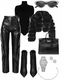 Outfit Ideas Family Party, Luxury Black Outfit, Thanksgiving Party Outfits, Family Party Outfit Casual, Outfit Ideas For Winter Party, All Black Outfit For Party Night, Outfit With Bodysuit, Party Winter Outfits, Family Party Outfit