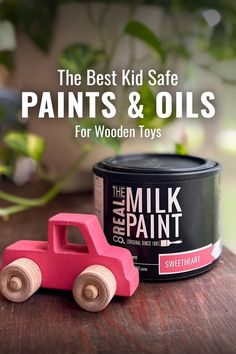 the best kid safe paints and oils for wooden toys