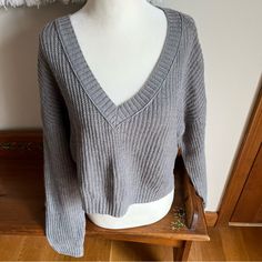 New Without Tags Gray Sweater Size Medium From Target Basic Grey, Gray Sweater, Wild Fable, Grey Sweater, Sweater Sizes, Sweaters For Women, Target, Size Medium, Tags