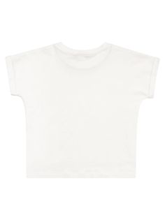 They will be truly fashionable in this Herno T-shirt. Made from soft cotton that is gentle on the skin, it features a print with the Maison's logo. DESIGNER ID: JTS00007G 52020 1000Composition: 95% Cotton, 5% Elastane White Organic Cotton Top With Graphic Print, White Cotton Short Sleeve Top With Graphic Print, White Organic Cotton Tops With Front Print, White Organic Cotton Top With Front Print, White Organic Cotton Tops With Screen Print, Basic Organic Cotton Top With Logo Print, Basic Organic Cotton Tops With Letter Print, Herno Jacket, Kenzo Kids