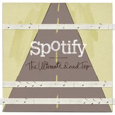 the cover art for spotify, featuring an image of a road with music notes on it