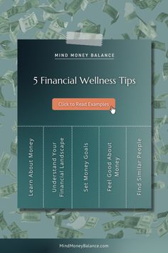 the five financial wellness tips for beginners to learn how to make money and get paid