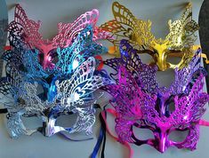 halloween masks  Women's Masquerade masks  wedding by ARTENJOYMENT Mascaras Halloween, Halloween 2020