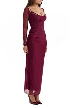 Wine Maxi Dress, Maxi Dress For Women, Sheer Long Sleeve, Backless Maxi Dresses, Dress Inspo, Strapless Maxi Dress, Club Party, Mode Inspo, Long Sleeve Maxi