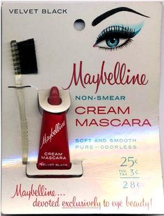 My mom had this. Maybelline Mascara, Vintage Memory