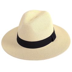 PRICES MAY VARY. Shield Your Skin From the Sun in Style: You won't just look like a million bucks in one of our panama hats for women and men; you'll keep the harsh sun from damaging your skin; Now you can enjoy life with peace of mind knowing you look great and are protected all day long Always Ready for Your Next Adventure: The unisex straw beach hat is foldable, making them easy to carry and pack; And they're lightweight but also durable, so they won't lose their shape or become floppy after Summer Beige Fedora With Flat Bill, Spring Vacation Hats With Flat Bill, Summer Vacation Hats With Flat Bill, Summer Beach Hats With Flat Bill, Summer Beach Hat With Flat Bill, Flat Bill Beach Hats For Summer, Casual Vacation Hat With Flat Bill, Casual Flat Bill Hats For Vacation, Spring Vacation Flat Bill Hats