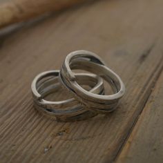 This bohemian style wedding band set is perfect for the couple who want to wear rings unconventional yet high quality. The width selected by the artisan is 8mm giving to both rings a unique appearance. The oxidized silver and the rather particular design symbolize the bond that strenghtens as time goes by. Your personal message can be hand stamped on the inside of both rings. Please write the message of your choice and your ring sizes in the Personalization box at checkout. The price is for the Boho Wedding Band, Boho Wedding Bands, Wear Rings, Bohemian Style Wedding, Wedding Band Sets, Ring Sizes, Oxidized Silver, Style Wedding, Personal Message