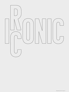 the word ironic is shown in black and white