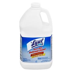 a gallon of lysol liquid on a white background