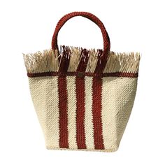 Hand woven bag in iraca palm, with double handle. Style it with punchy colour combos for a bold and glamorous take on fashion. Made in Colombia Handmade bag Color: Natural / Red Ochre, Natural / Green Composition: Woven Iraca Palm Dimensions: 14" width x 17" tall (including handles) x 3" handmade by Colombian artisans Product Code: AP-010-102 Top Handle Beach Bag With Braided Handles For Shopping, Shopping Beach Bag With Braided Top Handles, Shopping Beach Bag With Top Handle And Braided Handles, Handheld Woven Beach Bag For Shopping, Handheld Beach Bag For Shopping, Handwoven Top Handle Shoulder Bag For Shopping, Handheld Handwoven Bucket Bag For Shopping, Shopping Shoulder Bag With Handwoven Top Handle, Handwoven Top Handle Crochet Bag For Shopping