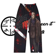 Step into the ultimate comfort this Halloween with our custom slasher-themed pajama pants, designed for those who want to keep the spooky spirit alive even as they unwind. These pajama pants are perfect for horror enthusiasts who appreciate a blend of eerie design and cozy comfort, bringing the thrill of classic slasher films right into your everyday loungewear. Imagine lounging at home while surrounded by the chilling essence of your favorite horror movies. These pajama pants feature a striking pattern that celebrates the most iconic elements of the slasher genre. The design includes blood-red splatters and ominous silhouettes of masked figures, creating an all-over print that's both stylish and spine-tingling. The base color of the pants is a deep, shadowy black, reminiscent of a midnigh Casual Halloween Costume Sleepwear, Halloween Pajama Pants, Halloween Movie Night, Slasher Film, Halloween Pajamas, Horror Lovers, Movie Marathon, Sleep Shorts, Halloween Movies