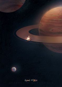 an artist's rendering of the planets in space