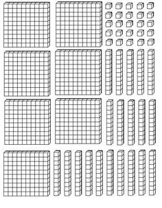 a set of squares and rectangles to be colored