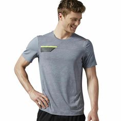 [AX9328] New Mens Reebok OSR One Series Running Short Sleeve Elev Tee T-Shirt WHY PURCHASE FROM US? Free shipping and free returns on all orders within the US Always 100% authentic We ship within 24 hours (not including weekends or holidays) All items ship from our facility in the US (New Jersey) All sizes are quoted in US sizes Your order will ship via USPS or UPS with a traceable tracking number 30 Day return policy Quick response to customer inquires High feedback score Ship all items in secu Athletic Heather Crew Neck Top For Running, Athletic Heather T-shirt With Athletic Fit, Gray Athletic Fit T-shirt For Running, Breathable Crew Neck T-shirt In Athletic Heather, Gray Crew Neck T-shirt For Running, Breathable Technical T-shirt Athletic Fit, Relaxed Fit Technical T-shirt For Sports, Gray Moisture-wicking T-shirt For Running, Athletic Heather Short Sleeve T-shirt For Running