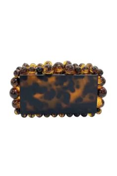 Let your personality shine through with our statement making Cava Clutch! Featuring a detachable gold chain, easily transforming it into a shoulder purse or crossbody for versatile styling options. Own the spotligth wherever you go! Acrylic 8.75"W x 5.25"H Removable Gold Chain Colors may vary with different viewing devices. Chic Clutch With Detachable Handle, Trendy Brown Clutch For Party, Chic Brown Clutch As Gift, Chic Brown Clutch For Gift, Trendy Brown Clutch For Formal Occasions, Trendy Brown Clutch For Formal Events, Elegant Brown Clutch, Brown Rectangular Shoulder Bag With Chain, Rectangular Clutch With Removable Pouch