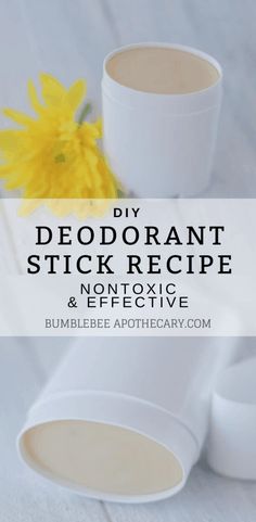 Homemade deodorant stick recipe #diy #deodorant #nontoxic Diy Stick Deodorant, Diy Deodorant That Works, Eco Deodorant, Diy Deodorant Stick, Bumblebee Apothecary, Diy Deodorant Spray, Diy Hygiene, Natural Deodorant Recipe, Homemade Deodorant Recipe