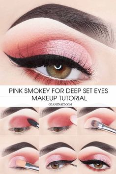 Deep Set Eyes: Perfect Ways Of Defining The Shape - Glaminati Eyeliner Hooded, Eyeshadow Smokey, Fashion Quiz, Smokey Eyeliner, Makeup Hairstyles