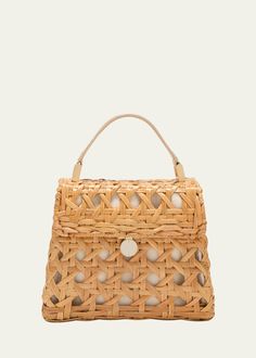 Cult Gaia Sybil Cutout Rattan Crossbody Bag Natural Satchel Straw Bag For On-the-go, Modern Straw Satchel Bag With Detachable Handle, Natural Bags With Bamboo Handle For On-the-go, Natural Color Bags With Bamboo Handle For On-the-go, Natural Satchel With Braided Handles For On-the-go, Natural Satchel With Detachable Handle For On-the-go, Natural Satchel With Detachable Handle, Natural Shoulder Bag With Bamboo Handle For On-the-go, Natural Woven Leather Top Handle Bag