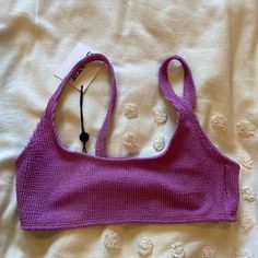 Size Xs. New With Tags. Lacey Tops, Bathing Suit Bottoms, Swim Suit Bottoms, Color Purple, Womens Swim, Bathing Suits, Swimming, One Piece, Tags