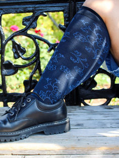 There's something for everyone! Compression Socks, Wide Calf, Knee High, Floral Pattern, Socks, Floral, Pattern