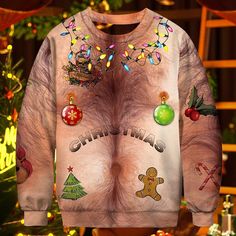 Gender:Men's,Women's,Couple's; What's in the box:Top; Types:Pullover,Sweatshirt,Ugly Christmas Sweater / Sweatshirt; Holiday:New Year,Carnival,Christmas; Style:Funny,Novelty,Casual; Occasion:Casual Daily,Party; Material:100% Polyester; Age Group:Adults'; Characters:Dog,Cat,Santa Claus; Cosplay Works:Christmas; Design:Funny; Neckline:Round Neck; Sleeve Type:Bishop Sleeve; Clothing Length:; Bust:; Shoulder Width:null; Sleeve Length:; Print Type:3D Print Best Ugly Christmas Sweater, Winter Holiday Party, Mens Ugly Christmas Sweater, Party Sweaters, Christmas Sweater Men, Xmas Sweater, 3d Christmas, Comfy Sweatshirt, Jumper Sweater