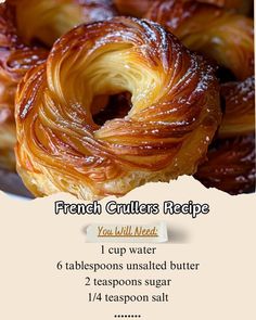 french croissants recipe with instructions on how to make them