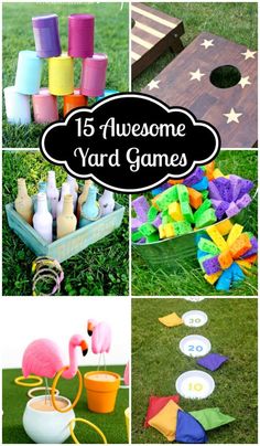 the ultimate collection of 15 awesome yard games for kids to play in their garden or backyard