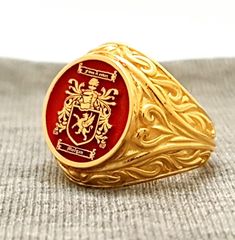 "Your custom solid sterling silver ring will be made on your order, customize this Coat of Arms and your logo on this collection! A beautiful symbol that will fit your hands and style. perfect gift for anniversary, special dates and any date you can imagine can be personalized. Different colors are silver, gold, rose gold. White gold and 24K gold options will never tarnish and last decades. Please contact me if you are interested in my jewelry. >ABOUT ME: I have 25 years of experience in making Luxury Engraved Ring With Coat Of Arms As Gift, Luxury Engraved Ring With Coat Of Arms, Latimer Coat Of Arms Ring, Signet Ring Family Crest Market Square Jewelers, Luxury Engraved Ring With Coat Of Arms For Anniversary, Luxury Engraved Ring With Coat Of Arms For Gift, Luxury Engraved Coat Of Arms Ring As Gift, Family Crest Rings, Silver And Gold Jewelry