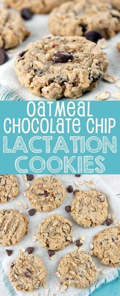 Cookies Oatmeal Chocolate Chip, Pregnancy Snacks, Breastfeeding Snacks, Cookies Oatmeal, Breastfeeding Foods